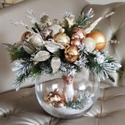 Ваза Шаровая 3л стеклянная 2068 - фото 67247