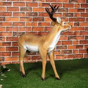 Фигура садовая Олень стоит средний стеклопластик высота 90см F01237 - фото 67261 Фигура садовая Олень стоит средний стеклопластик высота 90см F01237 - фото 67261