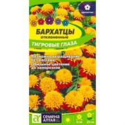 Бархатцы Тигровые глаза 0,3гр - фото 67264