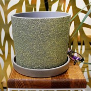 Горшок Дакар 3,5л серый кедр №3 - фото 67543
