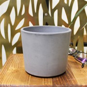 Горшок Конкрит серый кедр №1 - фото 67558