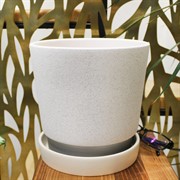 Горшок Лакшери 4,7л белый платан №4 - фото 67565