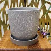 Горшок Лакшери 1,5л серый платан №2 - фото 67573