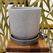 Горшок Лакшери 4,7л серый платан №4 - фото 67579