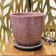 Горшок Сахара 1,8л бордовый крокус №2 - фото 67617