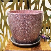 Горшок Сахара 3,2л бордовый крокус №3 - фото 67619