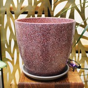 Горшок Сахара 4,2л бордовый крокус №4 - фото 67621