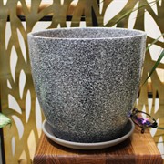 Горшок Сахара 4,2л серый крокус №4 - фото 67634
