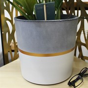 Горшок Кедр 7,4л белый №4 - фото 67667