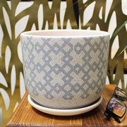 Горшок Кросс 1,6л белый бук №2 - фото 67671