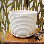 Горшок Лоза 1,6л белый бук №2 - фото 67675