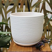 Горшок Лоза 2,9л белый бук №3 - фото 67677