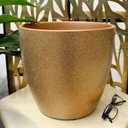 Кашпо Песок 8л бронза бутон №6 - фото 67690