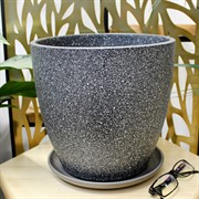 Горшок Песок 8л серый бутон №6 - фото 67698
