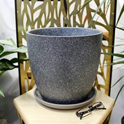 Горшок Песок 13л серый бутон №7 - фото 67700