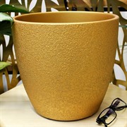 Горшок Саванна 8л золото бутон №6 - фото 67714