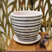 Горшок Сиена 1,4л белый крокус №2 - фото 67725