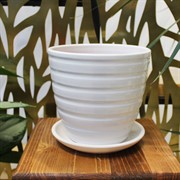 Горшок Хельсинки 1,4л белый - фото 67749