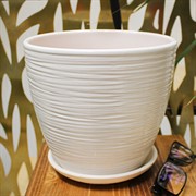 Горшок Шорвель 2,3л белый крокус №3 - фото 67751