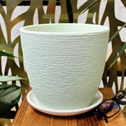 Горшок Гнездо 2,3л зелёный крокус №3 - фото 67775