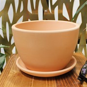 Горшок Терракота 0,9л орех №2 - фото 67793
