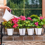 Подставка для балконного ящика на стену длина 103см металл 51-284 - фото 67812