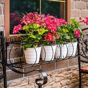 Подставка для балконного ящика на стену длина 103см металл 51-284 - фото 67813