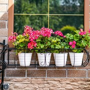 Подставка для балконного ящика на стену длина 103см металл 51-284 - фото 67814