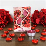 Набор чайных свечей ароматических Вишня 3,8х1,6см 6шт - фото 67830