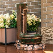 Умывальник садовый с кадушкой высота 100см стеклопластик U07558 - фото 67943