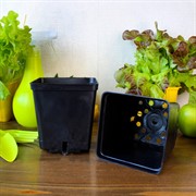 Горшок для рассады 11х11х11 1л твёрдый - фото 67967