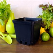 Горшок для рассады 13х13х13 1,5л твёрдый - фото 67969