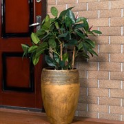 Вазон большой для цветов и растений высота 55см стеклопластик U09337-G - фото 68033