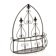 Цветочница садовая настенная кованая длина 78см 15-803 - фото 68045