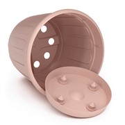 Горшок Дионис 3,6л бежевый - фото 68243