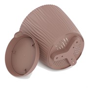 Горшок Флис 2л с прикорневым поливом какао - фото 68255