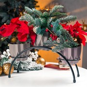 Подставка для цветов на подоконник Арка под 3 кашпо 41-001B - фото 68575