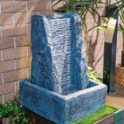 Фонтан садовый Мелодичный водопад стеклопластик высота 74см U09207 - фото 68582