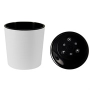 Горшок Вега 17,2л белый с вкладышем - фото 68592