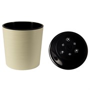 Горшок Вега 17,2л ванильный с вкладышем - фото 68595