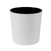 Горшок Вега 10,2л белый с вкладышем - фото 68612
