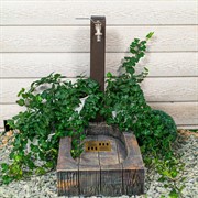 Умывальник садовый колонка с поддоном в комплекте высота 53см U09244 - фото 68620