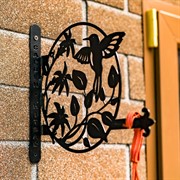 Кронштейн на стену Колибри для подвесного кашпо длина 27см металл 201-011B - фото 68633 Кронштейн на стену Колибри для подвесного кашпо длина 27см металл 201-011B - фото 68633