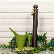 Умывальник садовый колонка круглая с поддоном под дерево высота 73см U09248 - фото 68643