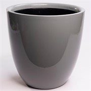 Горшок Сириус 16,5л серый муссон с вкладкой - фото 68651