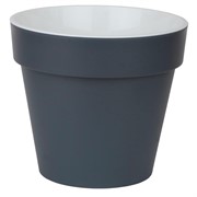 Горшок Протея 16,6л антрацит с вкладкой - фото 68692