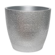 Кашпо Бамбук 13л серебро бутон №7 - фото 68695
