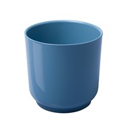 Горшок Дельта 13,5х13,5 1,5 л ментол с вкладкой - фото 68709