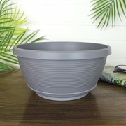 Горшок Марсель 2,7л серый муссон-антрацит - фото 68738