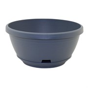 Горшок Марсель 2,7л серый муссон-антрацит - фото 68739